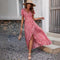 Robe Longue Fleurie Cache Coeur