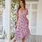 Robe Longue Fleurie Mousseline