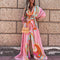 Robe Longue Fleurie Bohème