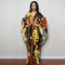 Robe Longue Manche Ample Fleurie