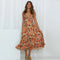 Robe Fleurie Fluide Mi-longue