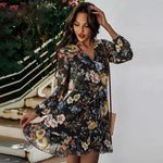 Robe Fleurie Style Bohème - Vignette | Robe Fleurie