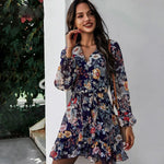 Robe Fleurie Style Bohème - Vignette | Robe Fleurie