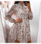 Robe Fleurie Manches Longues Femme