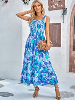 Robe Longue d'Eté à Fleurs pour Femme Boho - Vignette | Robe Fleurie