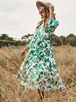 Robe Chemisier à Fleurs - Vignette | Robe Fleurie