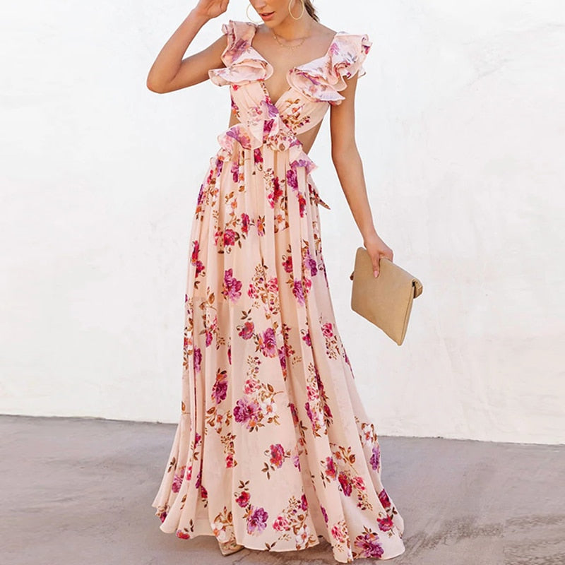 Robe Longue Fleurie Mariage Robe De Soiree Fleurie Robe Fleurie