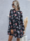 Robe Ample Courte Fleurie