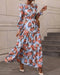 Robe Longue Fleurie Automne 2021