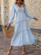 Robe Longue Fleurie Automne