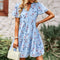 Robe Fleurs Femme Mi-Courte