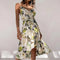 Robe Fleurie Mi-Longue de Cérémonie