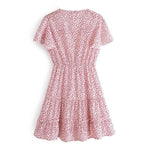 Robe Fleurie Rose Poudre - Vignette | Robe Fleurie