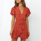 Robe Fleurie Ceinturée