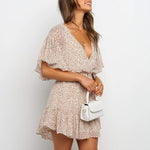 Robe Crêpe Fleurie - Vignette | Robe Fleurie