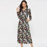 Robe Longue Fleurie Chemisier Vintage - Vignette | Robe Fleurie