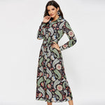 Robe Longue Fleurie Chemisier Vintage - Vignette | Robe Fleurie