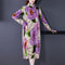 Robe Fleurie en Cachemire