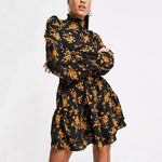 Robe Patineuse Fleurie Courte - Vignette | Robe Fleurie