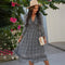 Robe Fleurie Mi-Longue Bohème Chic