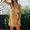 Robe Fleurie Moutarde