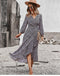 Robe Fleurie Portefeuille Fluide