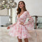Robe Patineuse à Fleur Mariage