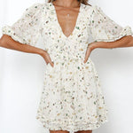 Robe Fleurie Décolleté - Vignette | Robe Fleurie