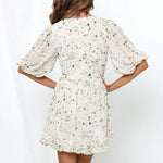 Robe Fleurie Décolleté - Vignette | Robe Fleurie