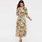 Robe Longue Fleurie Tropical - Vignette | Robe Fleurie
