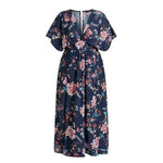 Robe Longue Fleurie Grande Taille - Vignette | Robe Fleurie