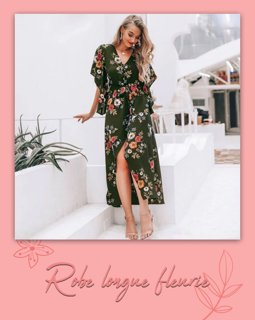 Robe Longue Fleurie