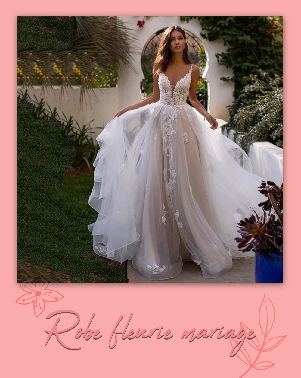 Robe Fleurie Mariage