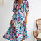 Robe Mi-longue Maxi Fleurie