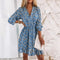 Robe Cache Cœur Fluide Fleurie