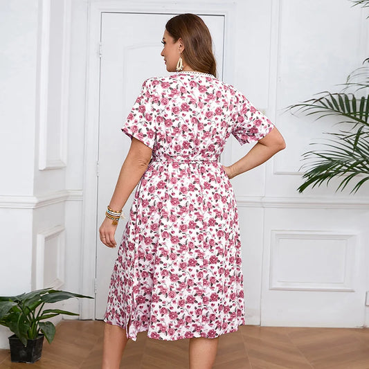 Robe Fleurie Mariage Femme Ronde