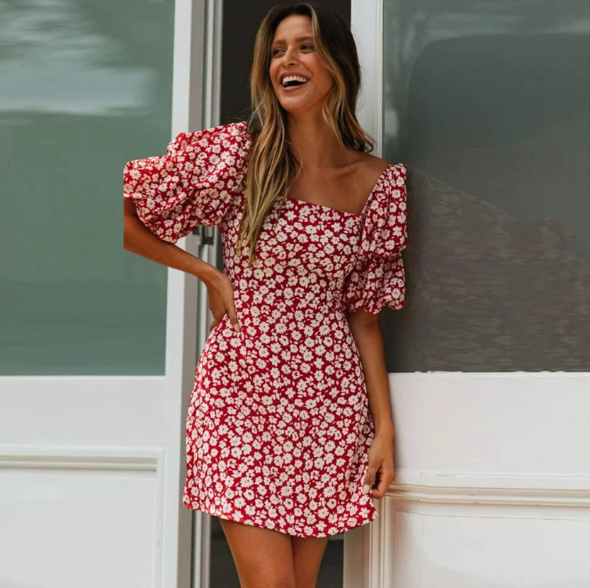 Robe Bandeau Robe Rouge A Fleurs H&m Robe Longue Rouge H&m Outlet