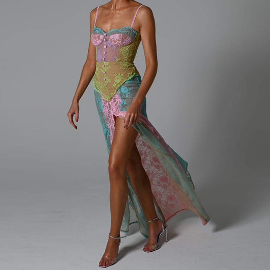 Robe cocktail Fleurie Femme