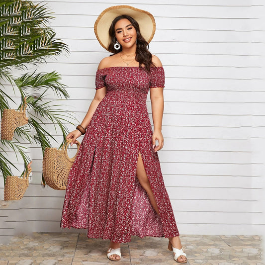 Robe Fleurie Longue Grande Taille