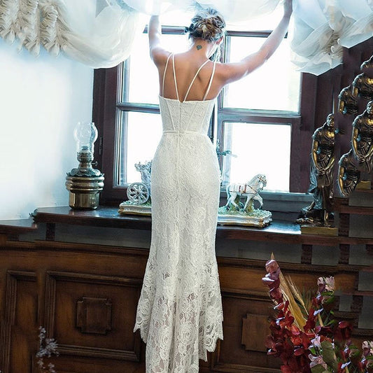 Robe Longue Fleurie Mariage Champêtre