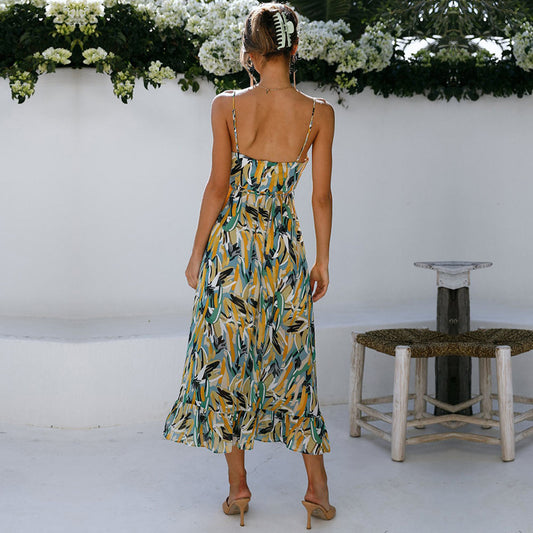 Robe Fleurie Fluide Mi-longue