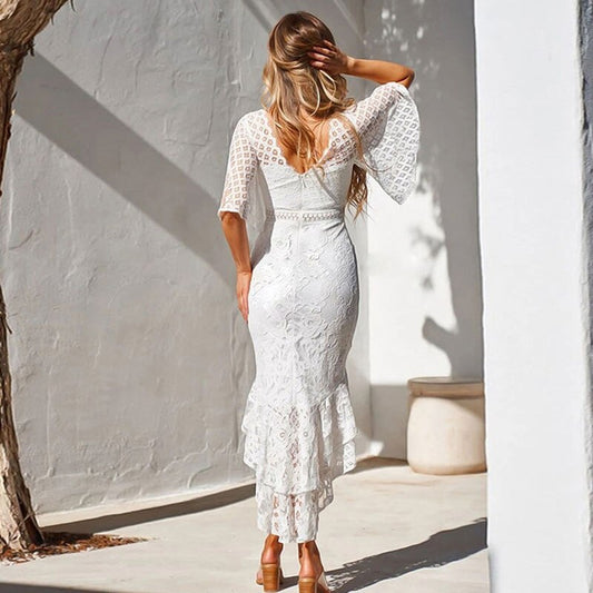 Robe Fleurs Brodée