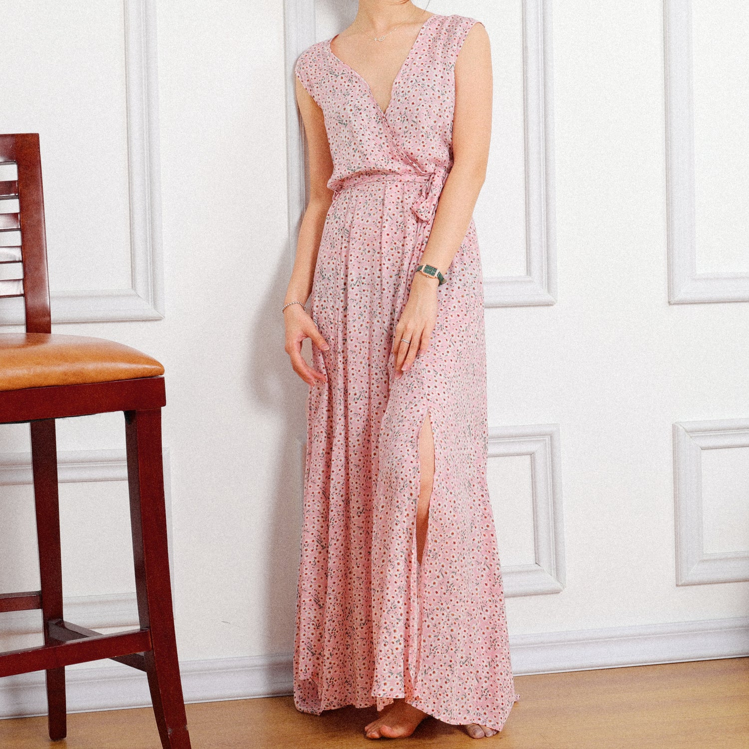 Robe Longue à Fleurs Style Boho