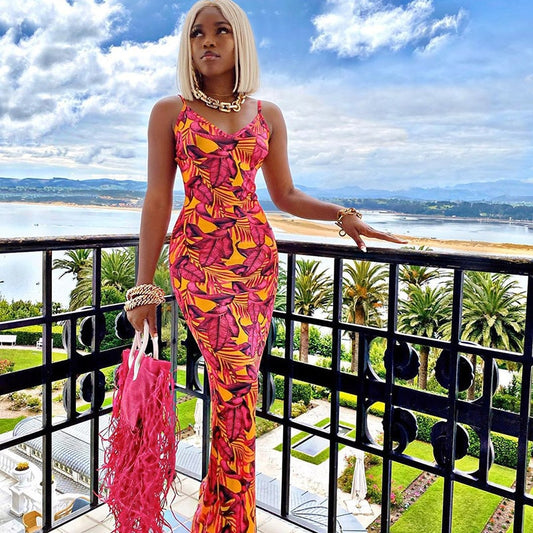 Robe Florale Longue