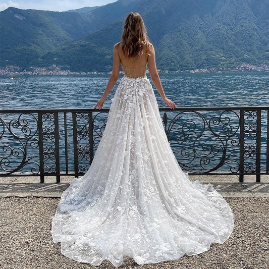 Robe de Mariée Fleurs