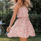 Robe fleurie rose bonbon
