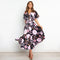 Robe Longue avec des Fleurs