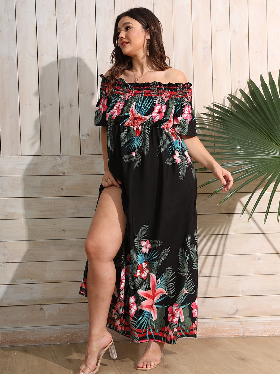 Robe Fleurie Eté Femme Grande Taille