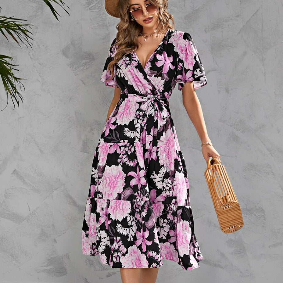 Robe à Fleurs Pour Femme