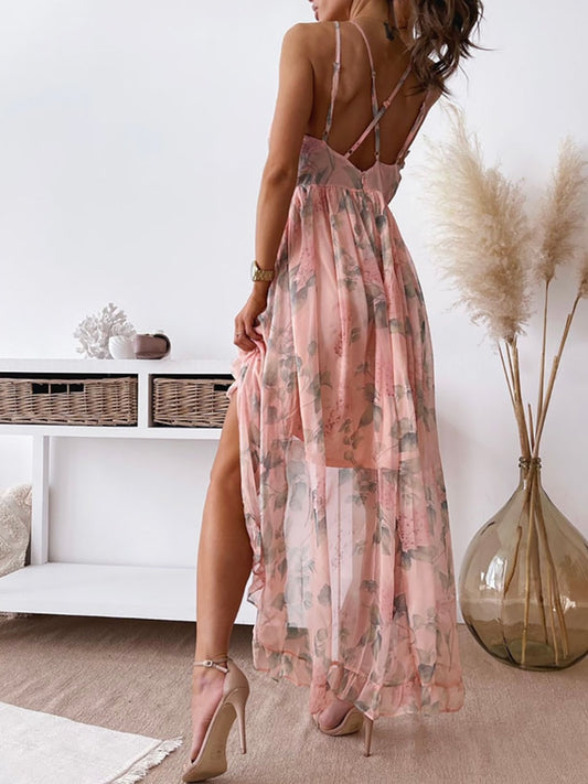 Robe de Cérémonie à Fleurs